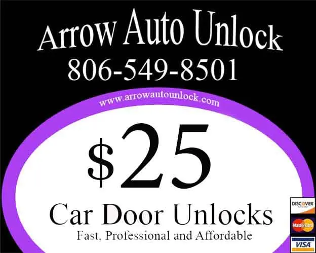 auto unlock and car unlock locksmith from Arrow Auto Unlock, Locksmith in Lubbock Texas, Locksmith near me